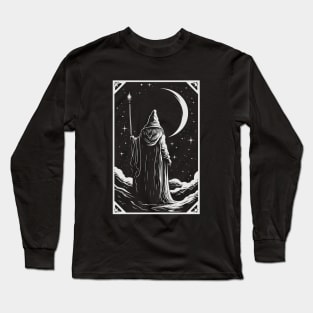 Wizard Tarot Card Long Sleeve T-Shirt